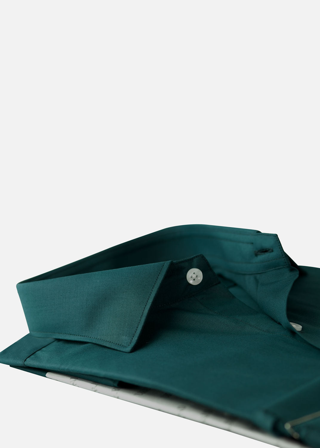 cotton Formal Shirt in Dark green
