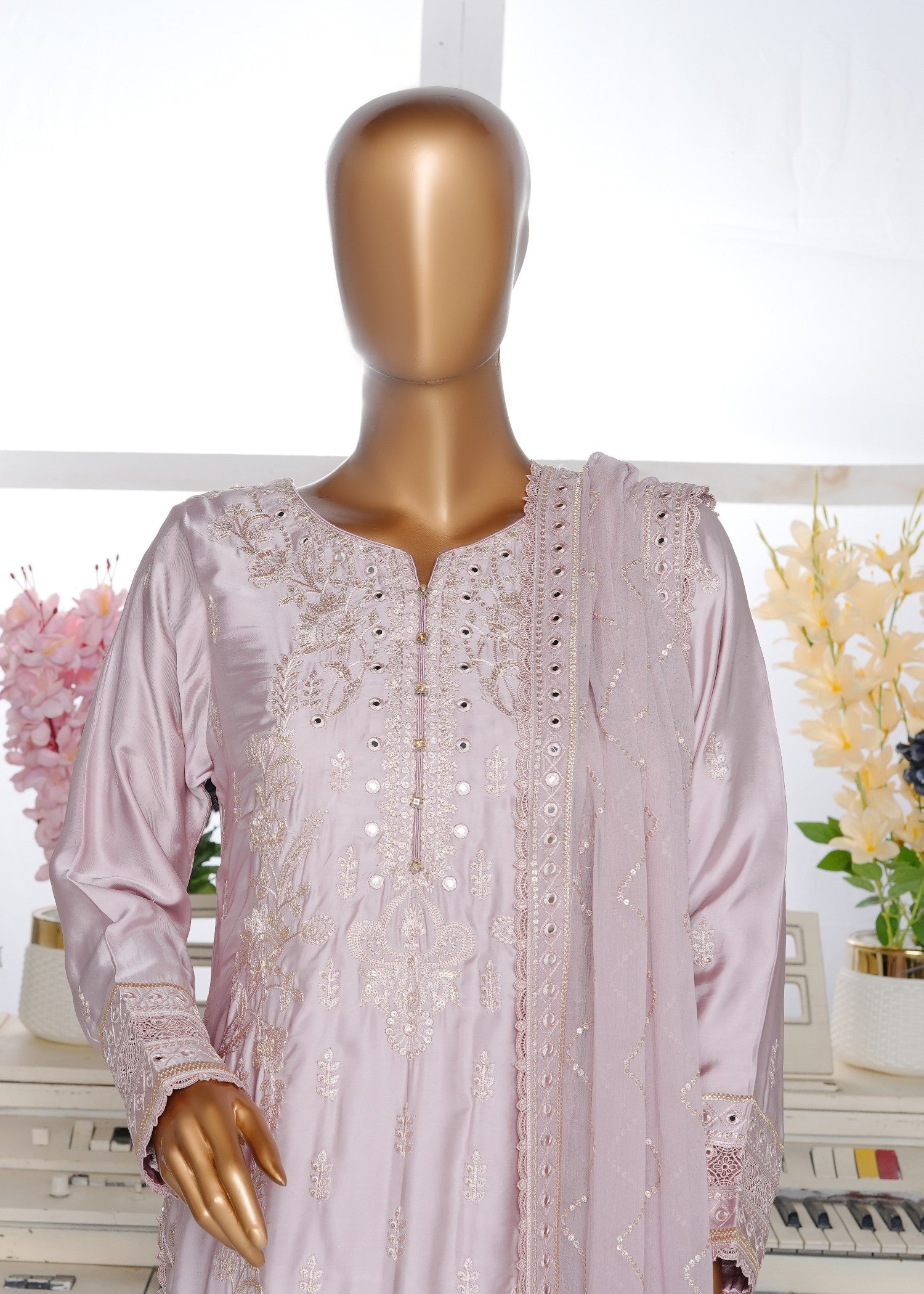 charmuse/shamooz Kurta Set in Pastel pink