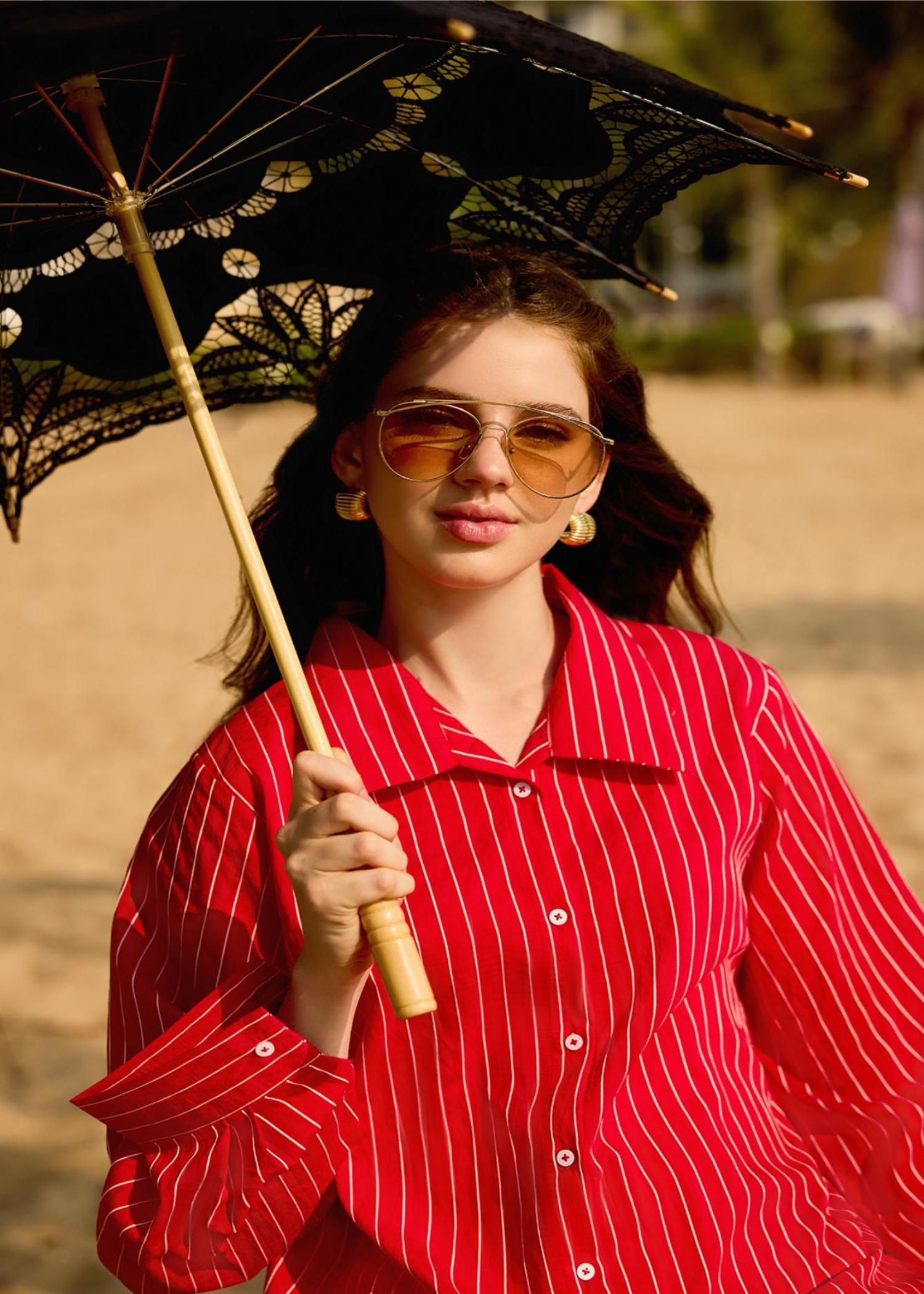 polycotton Co Ord Sets in Red