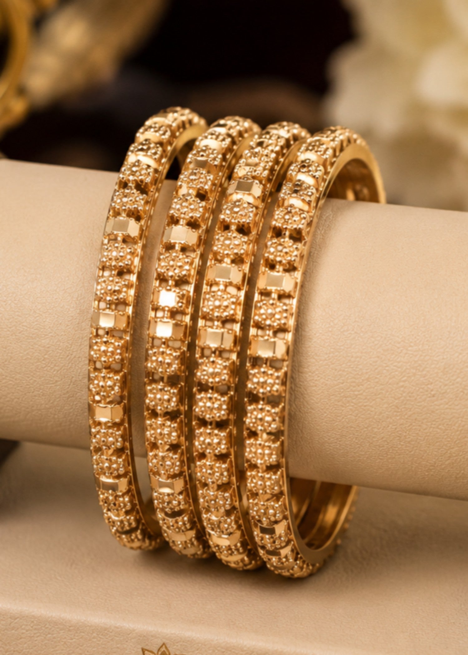 Bangles in Gold Color by - Trendy Women Bangles OJX3745