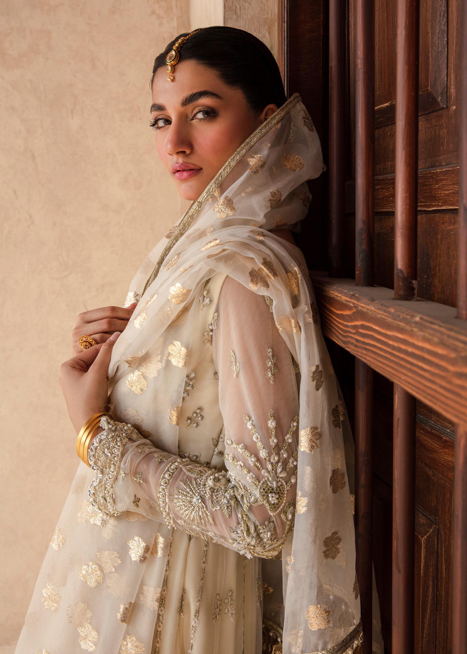 net Unstitched in Cream