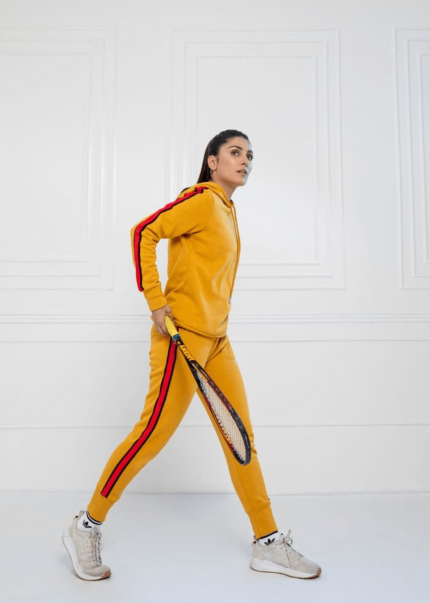 terry Tracksuit in Yellow