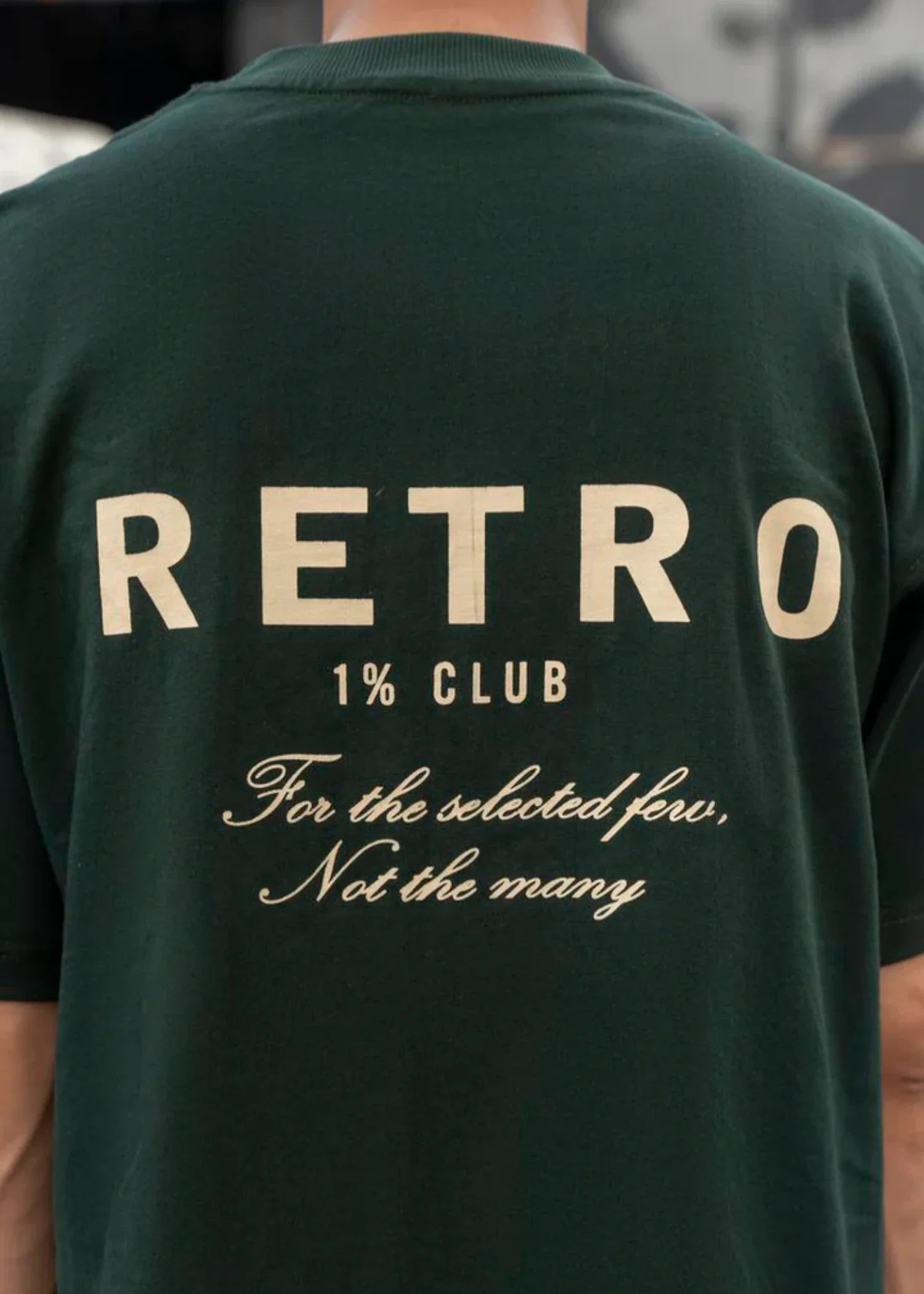cotton jersey T Shirt in Bottle green