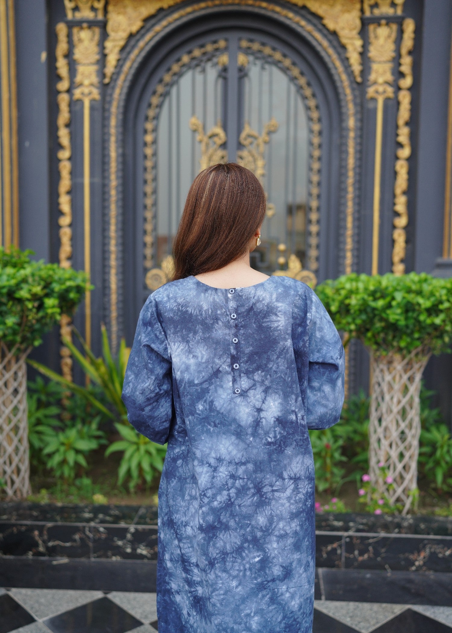 denim Co Ord Sets in Slate blue
