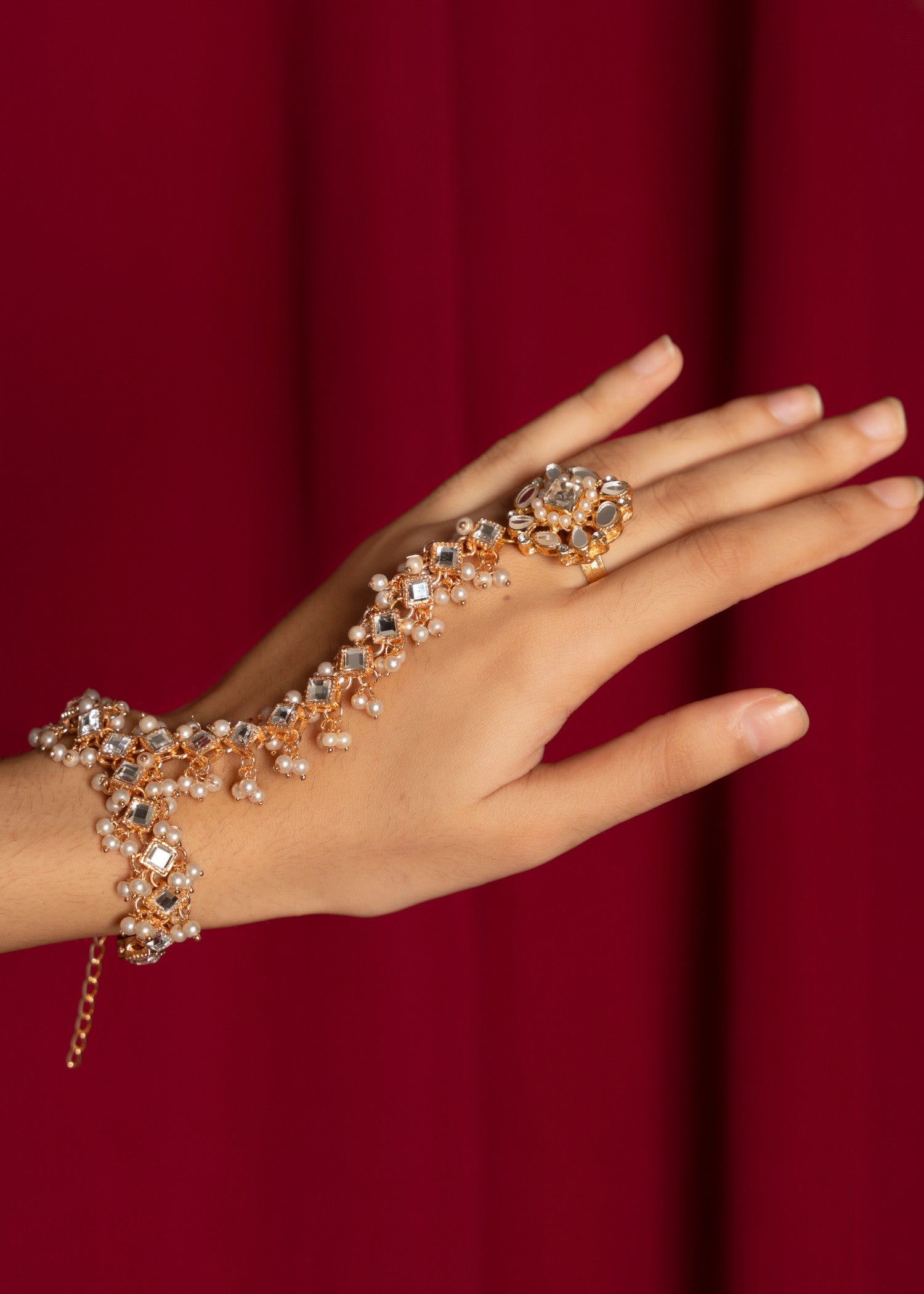 Bracelet in Gold Color by - Trendy Women Bracelet CCY1621