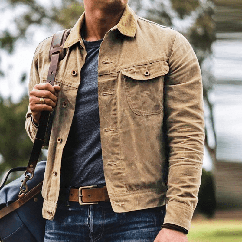 Men's Casual Trend Cardigan Lapel Jacket | Slim Fit Fashion Jacket