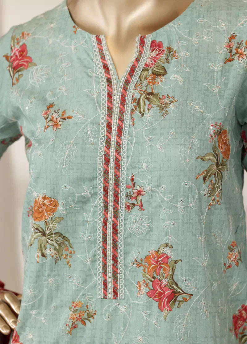 Stitched Laserkari Lawn – 3