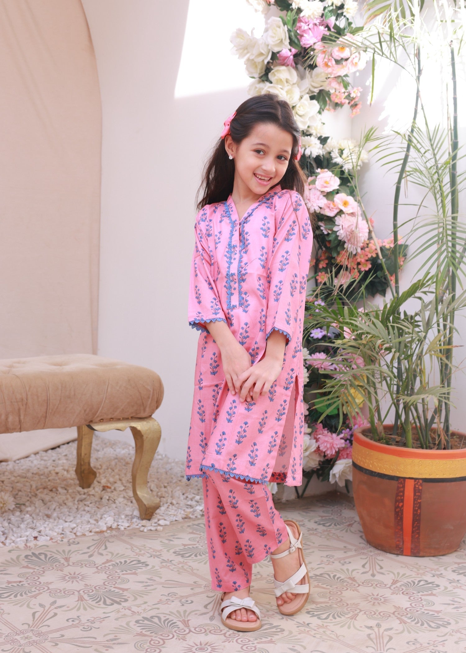 Co Ord Sets in Blush pink