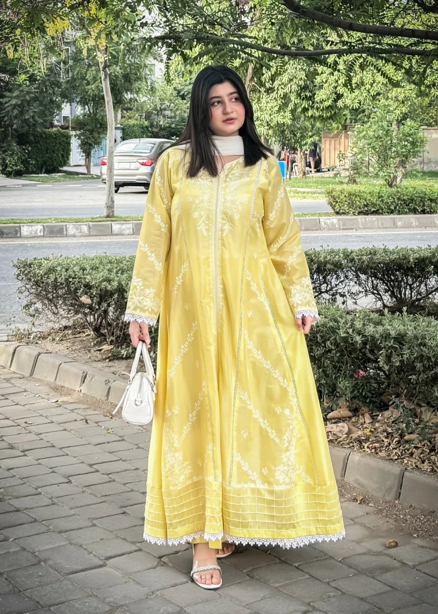 lawn Maxi in Yellow