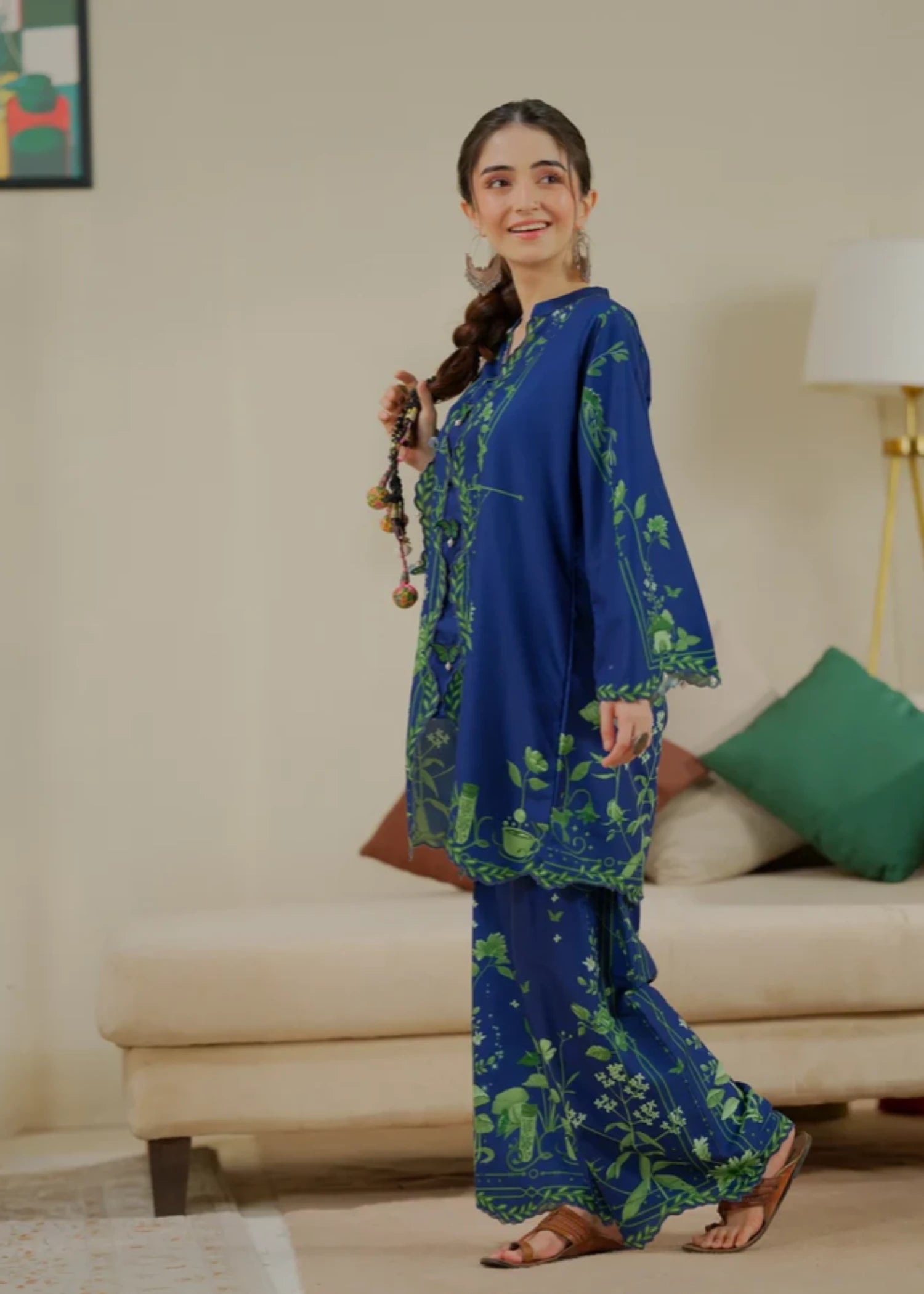 cambric Co Ord Sets in Blue