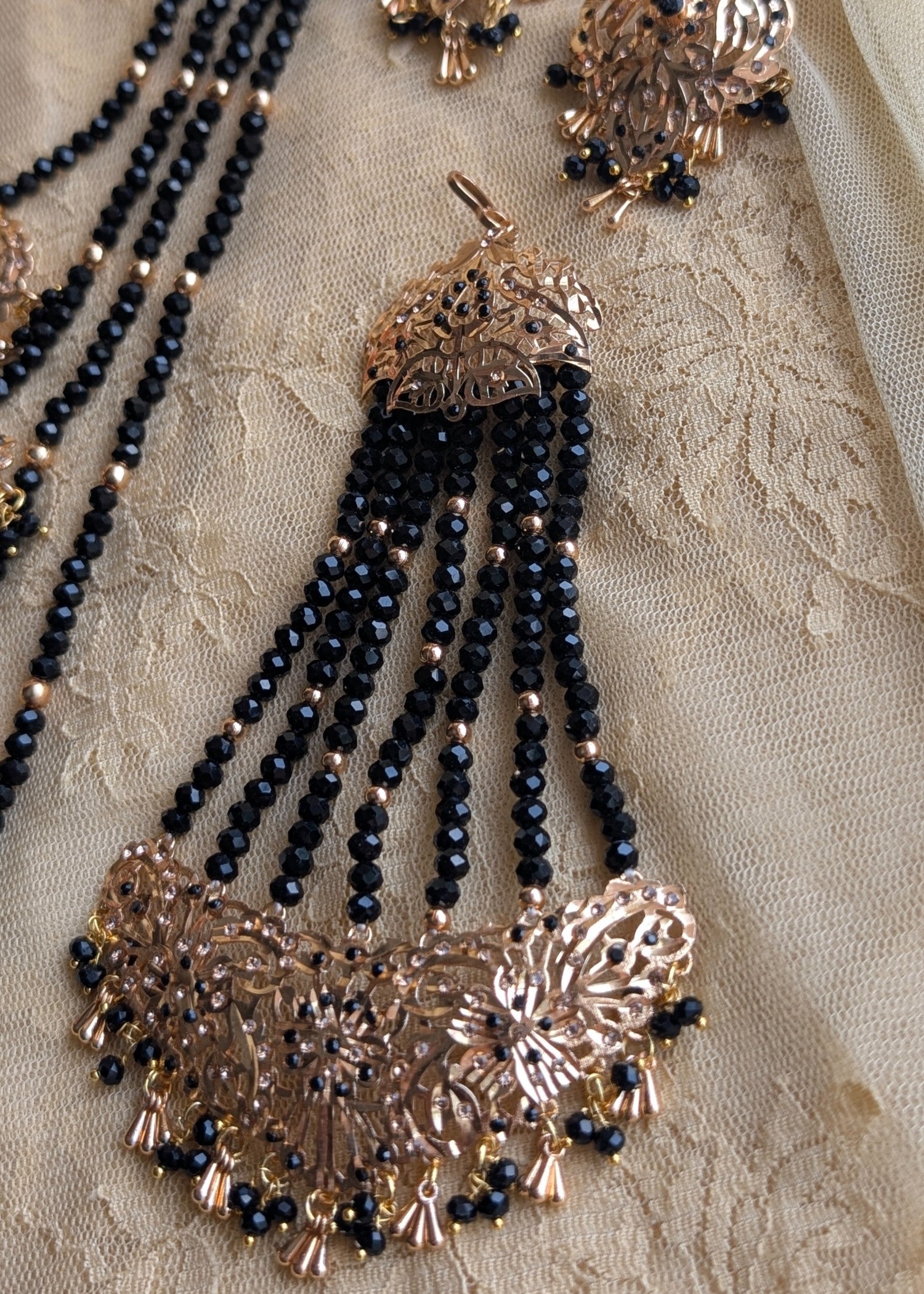 Jewelry Set in Black olive Color by - Trendy Women Jewelry Set UPR7206