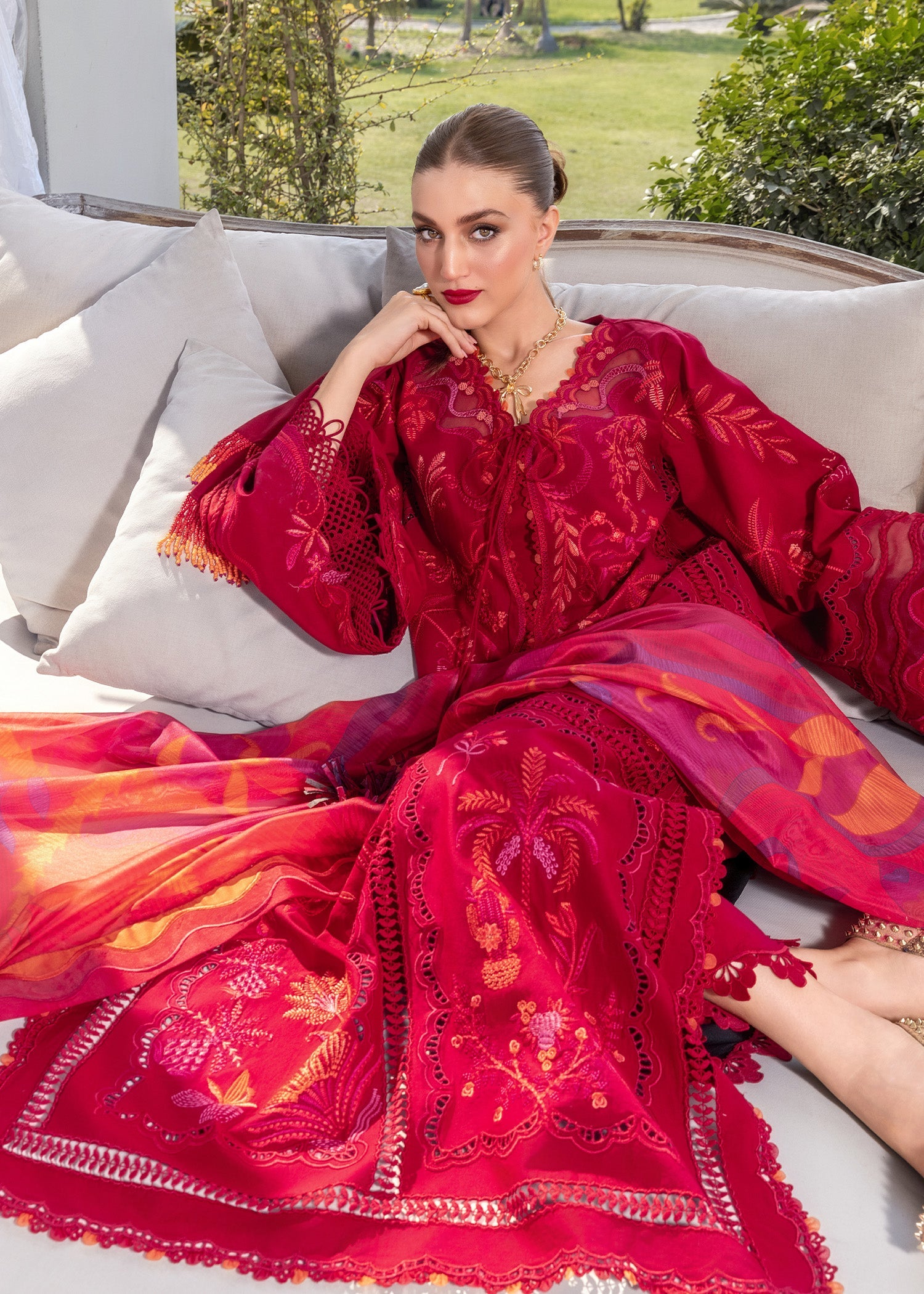 Flow Luxury Lawn – BEAUTY IN BLOOM - D3A
