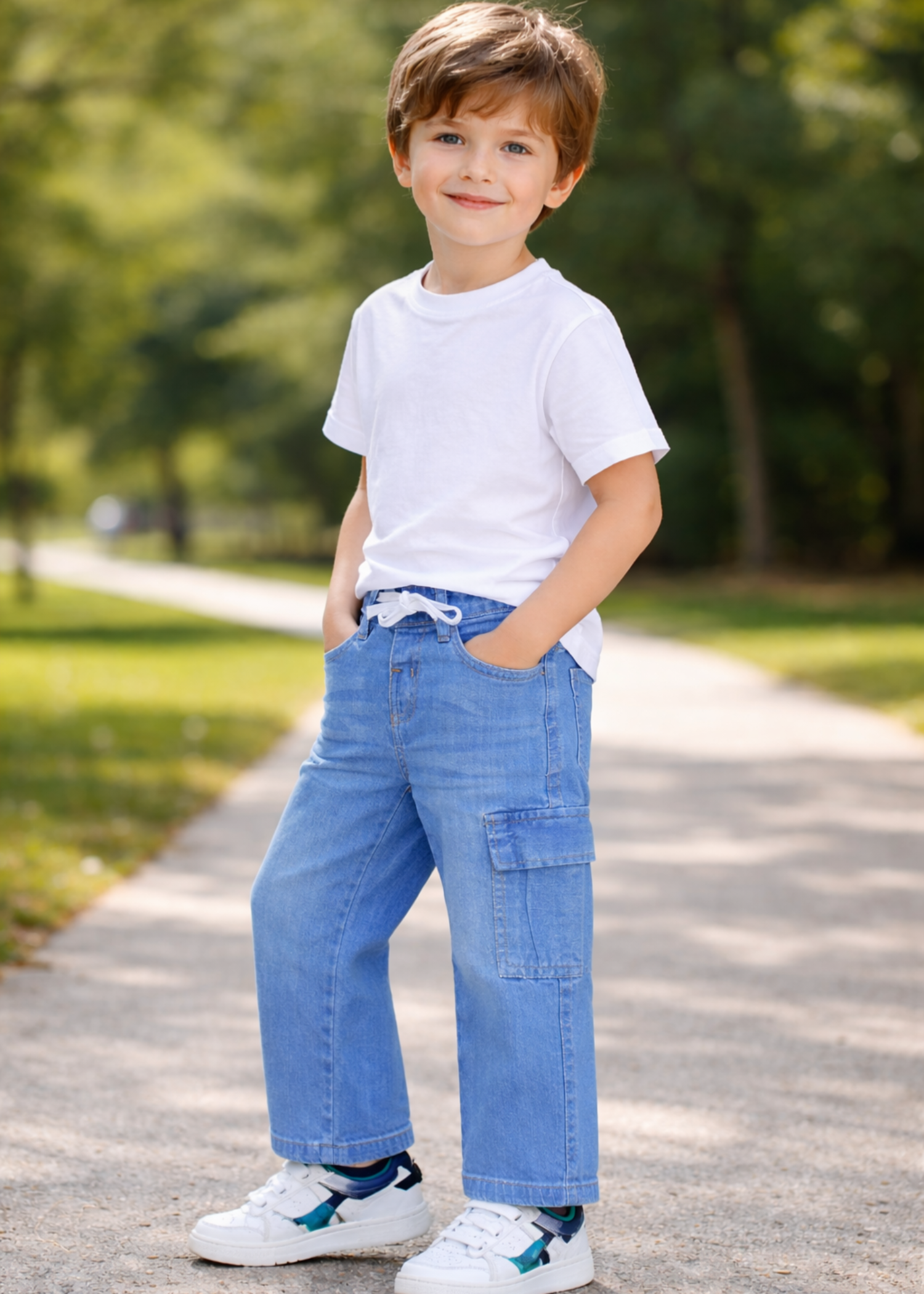 stretch denim Jeans in Blue