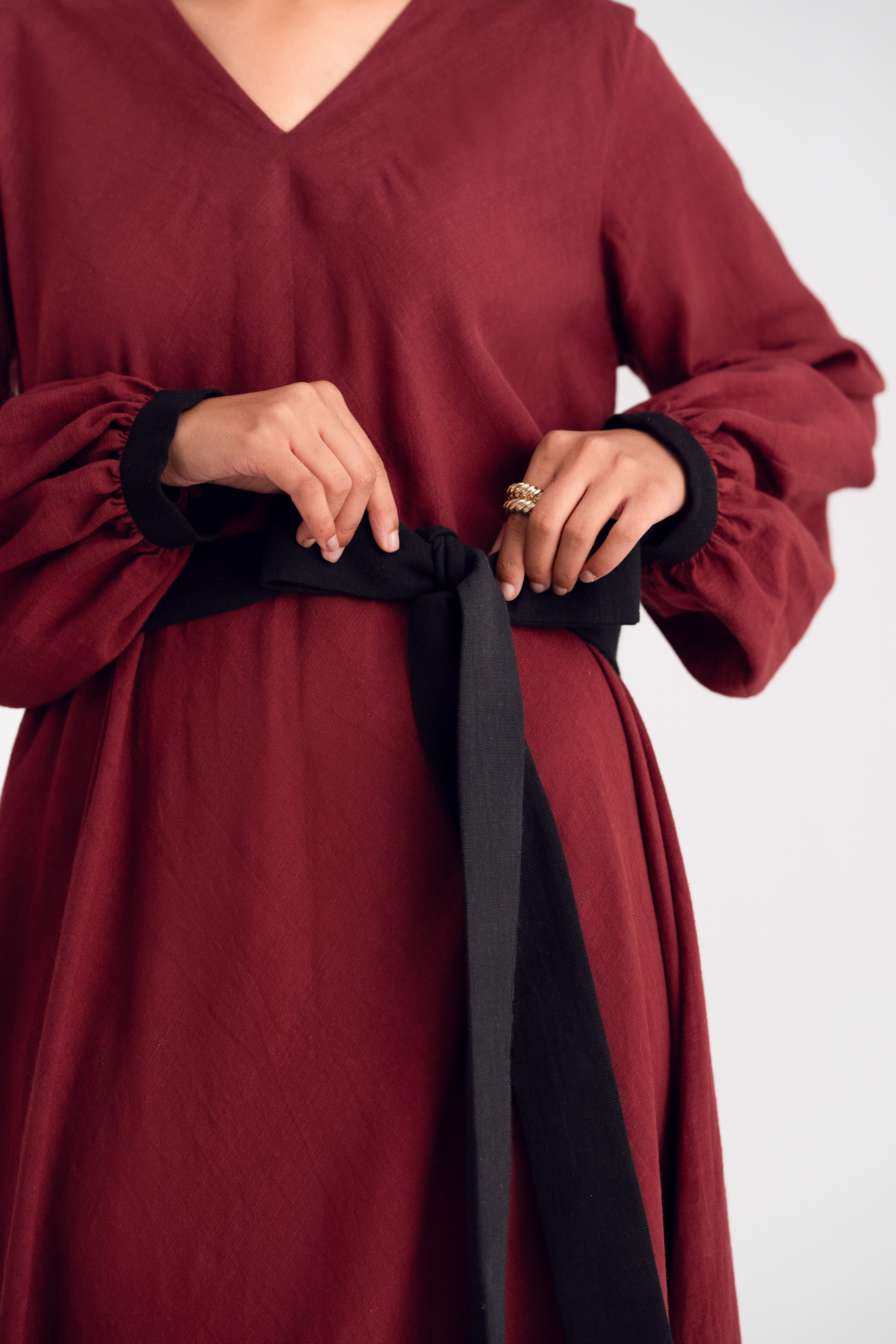 linen Maxi in Multi