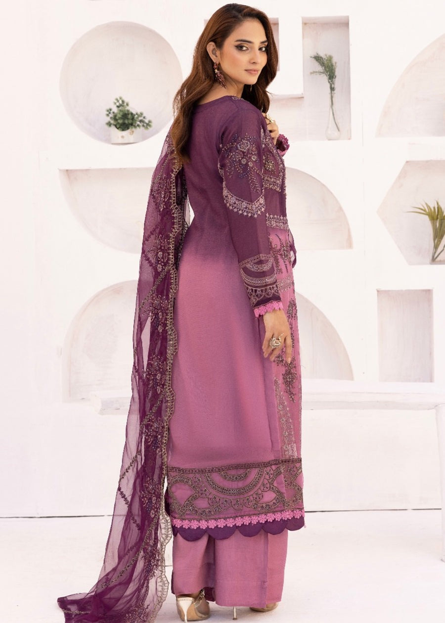 chiffon Kurta Set in Mauve