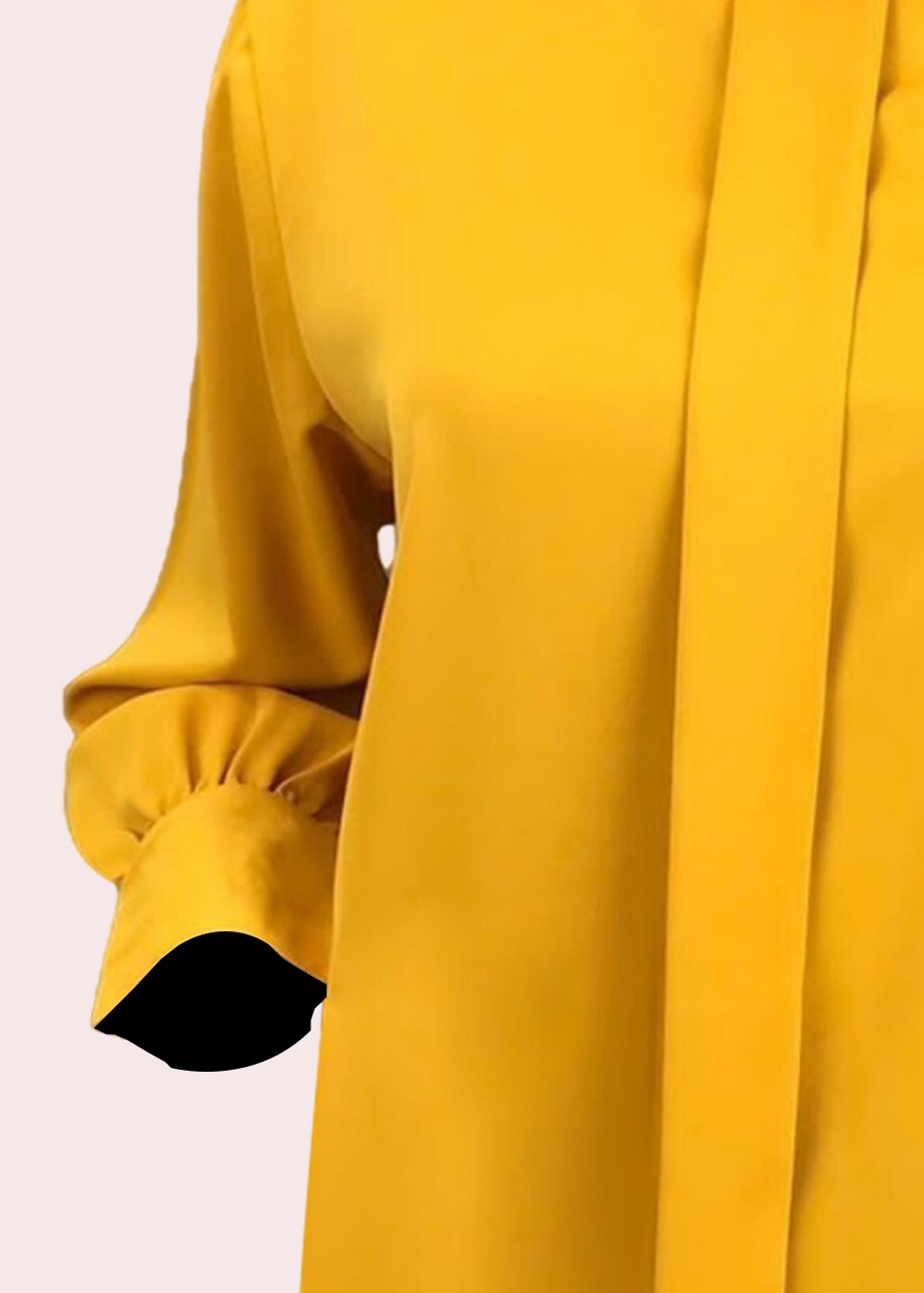 rayon Tunic in Mustard