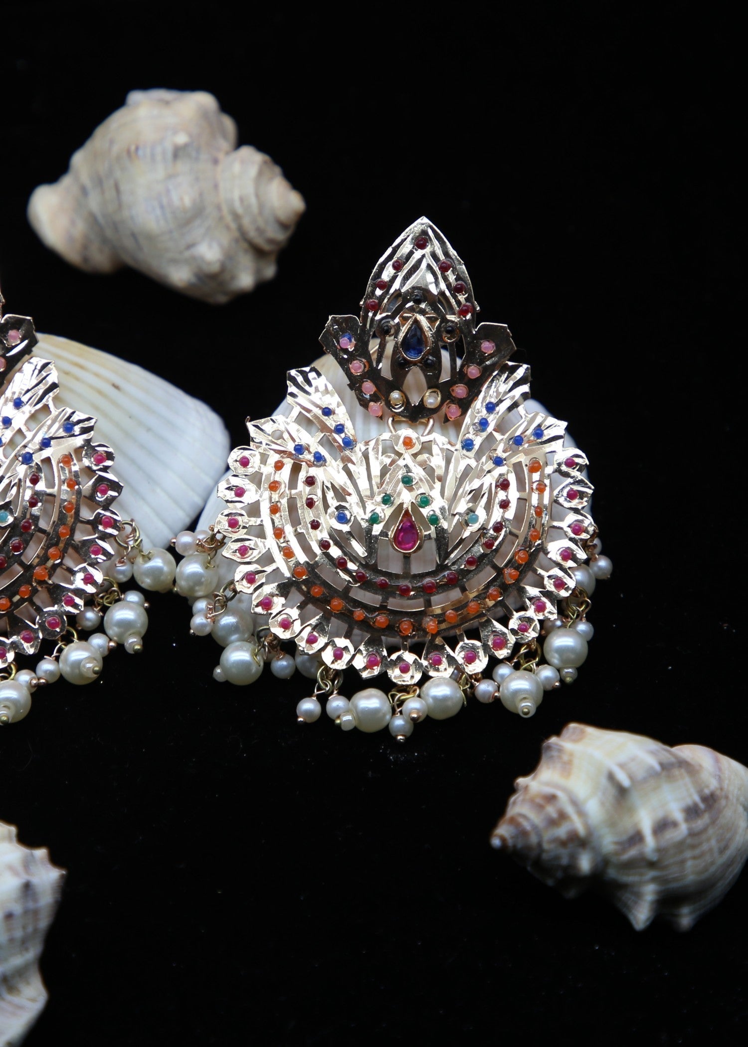 Earrings in Multi Color by - Trendy Women Earrings WUD7315