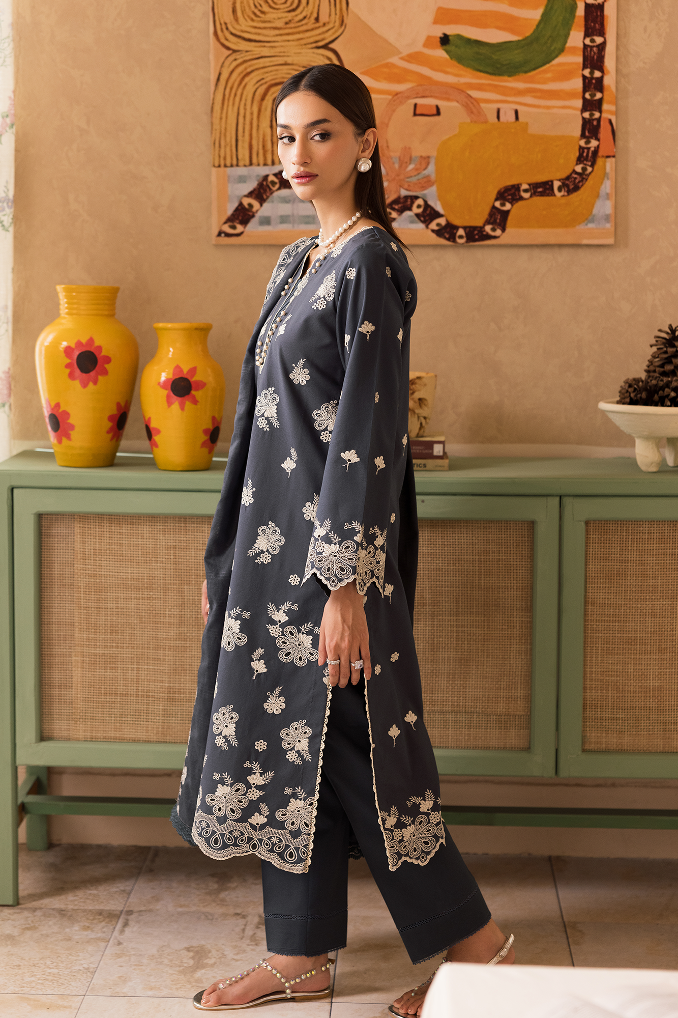 Nissa Chikankari Lawn – N-01