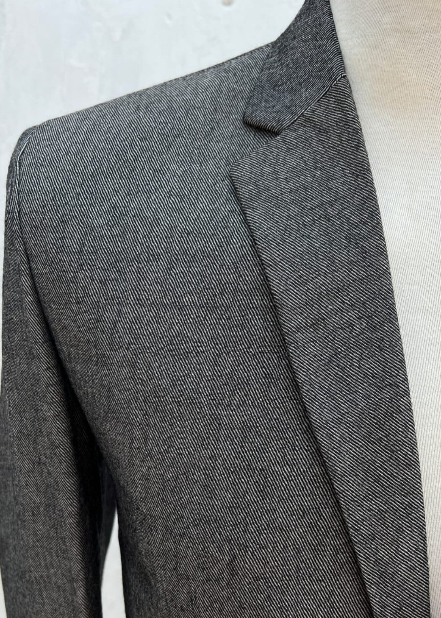 wool Blazer in Warm grey