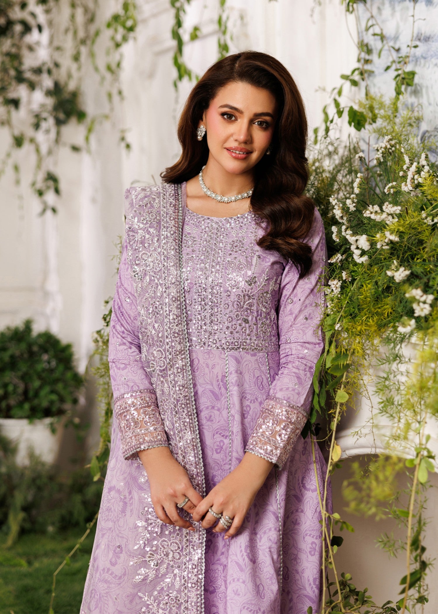 cotton Maxi in Lilac