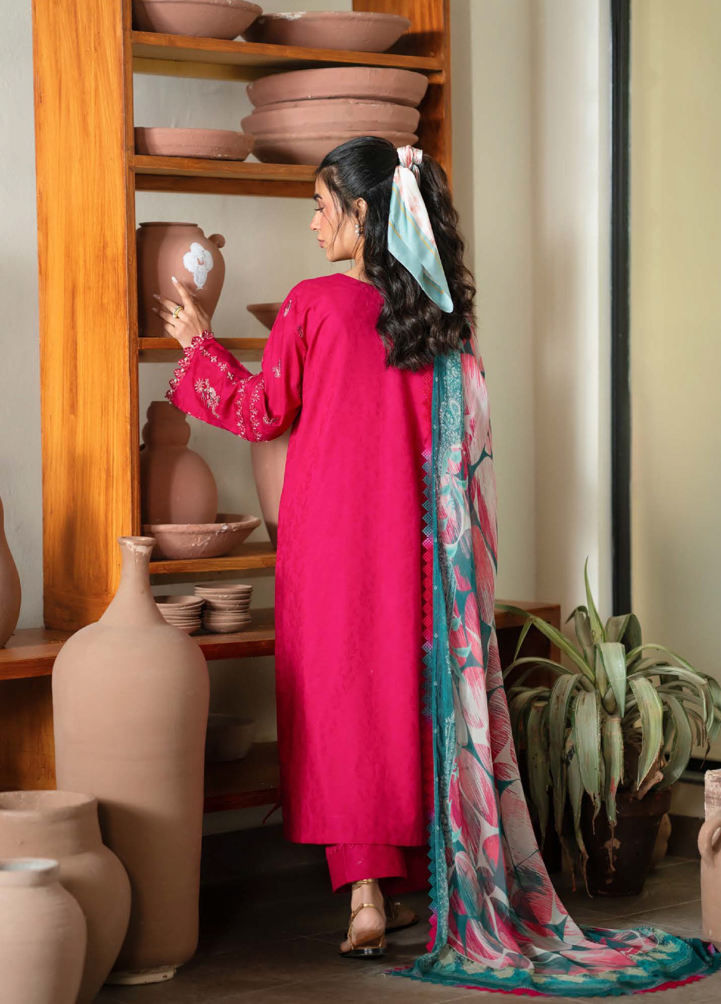 Raha Festive Jacquard Lawn – NE-236