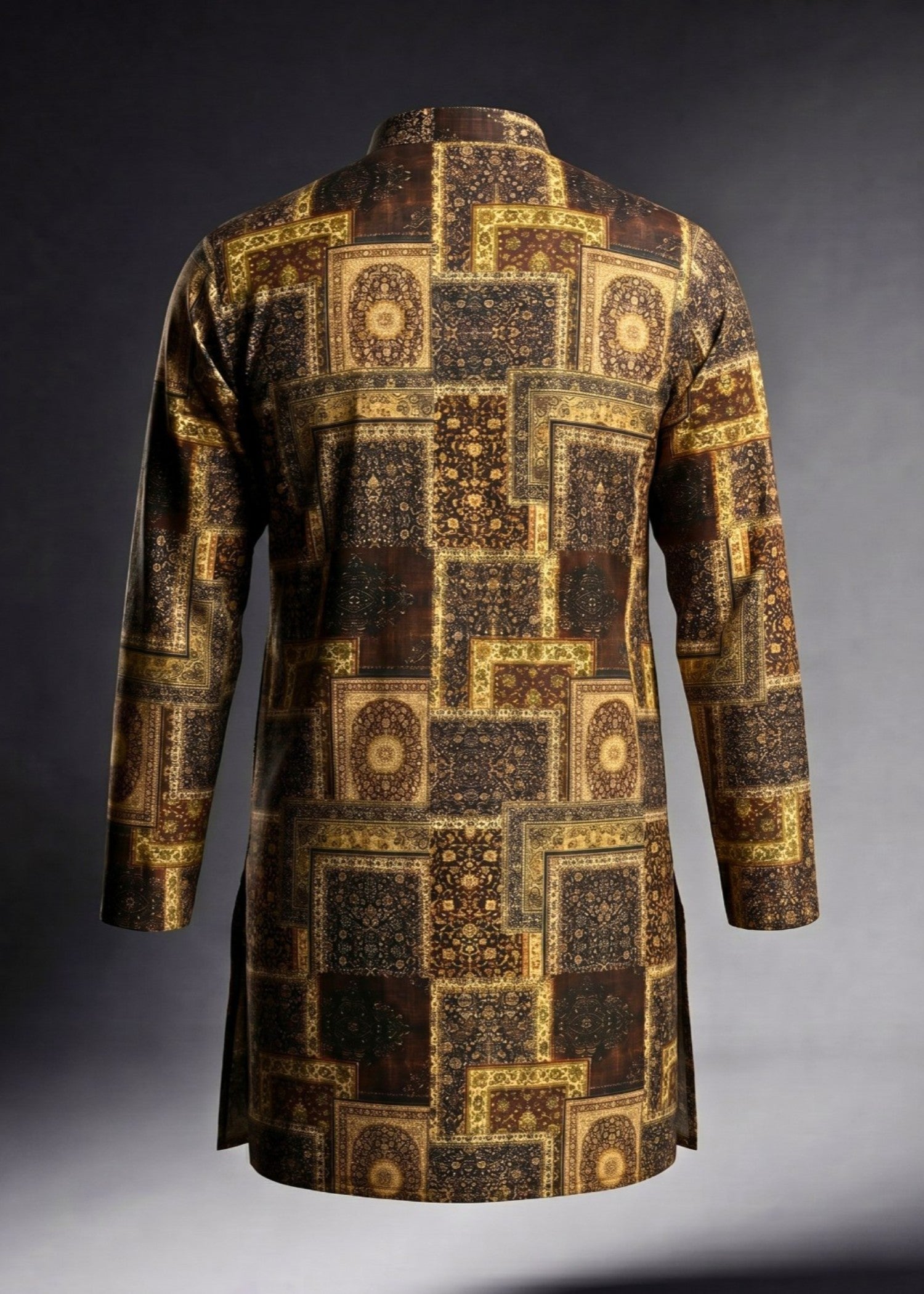 polyester Kurta in Multi