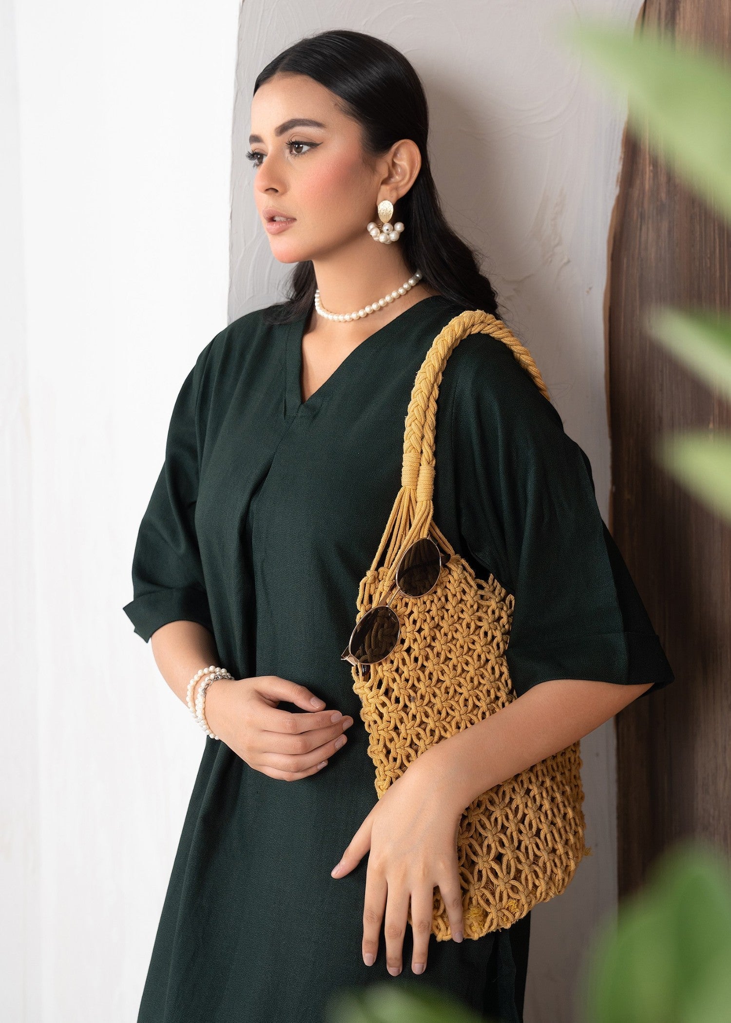 marina Co Ord Sets in Bottle green