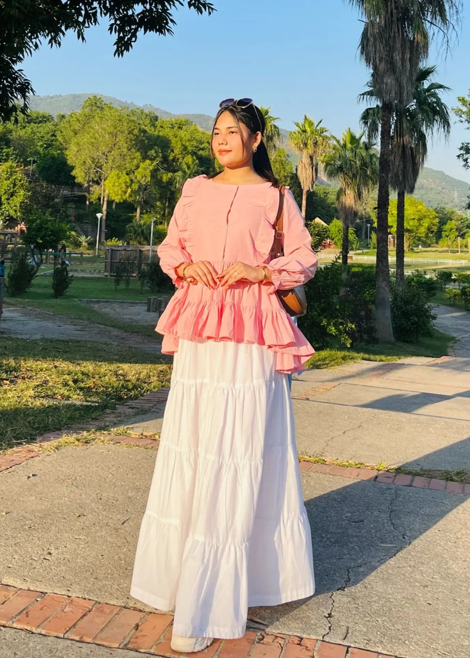 cotton Top in Blush pink