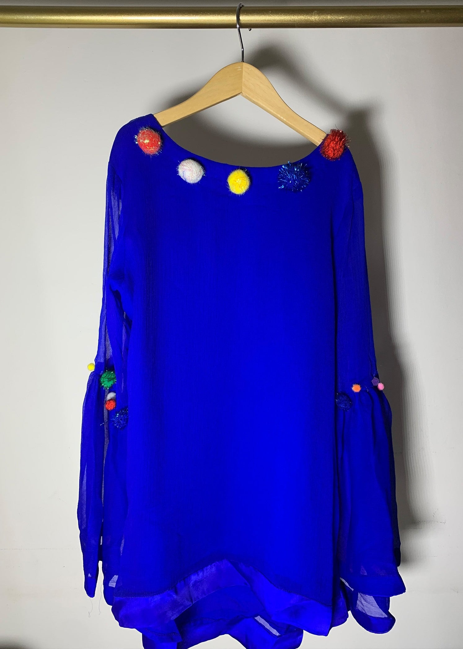 chiffon Tunic in Blue