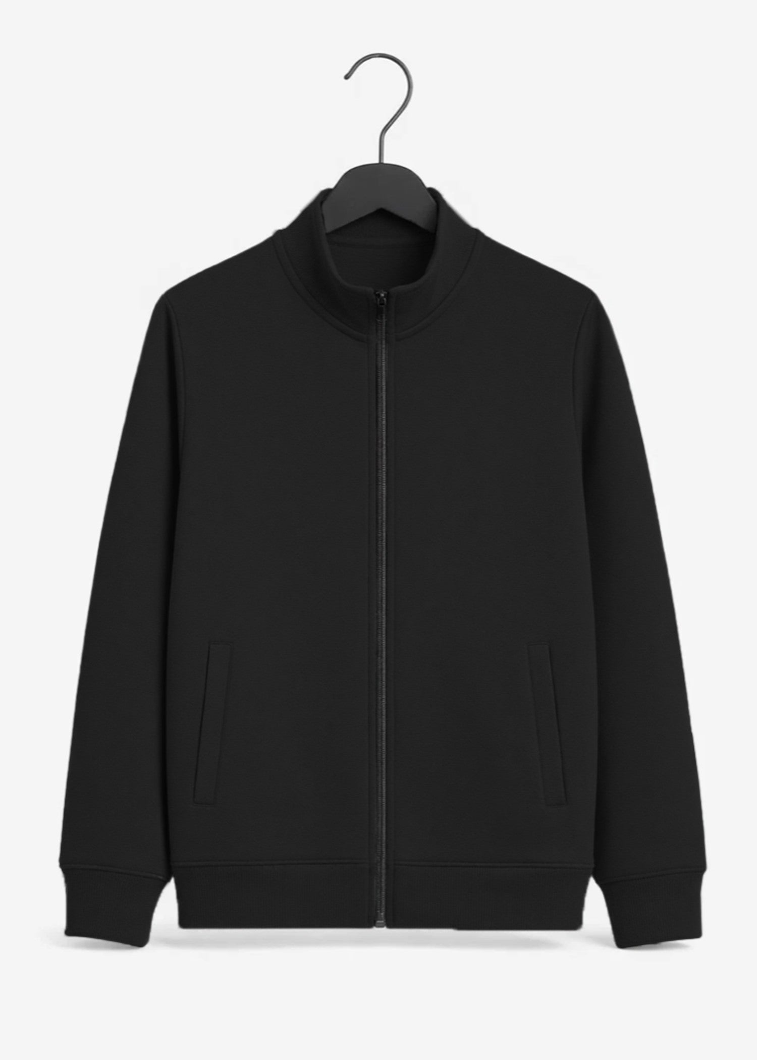 fleece Jacket in Jet black