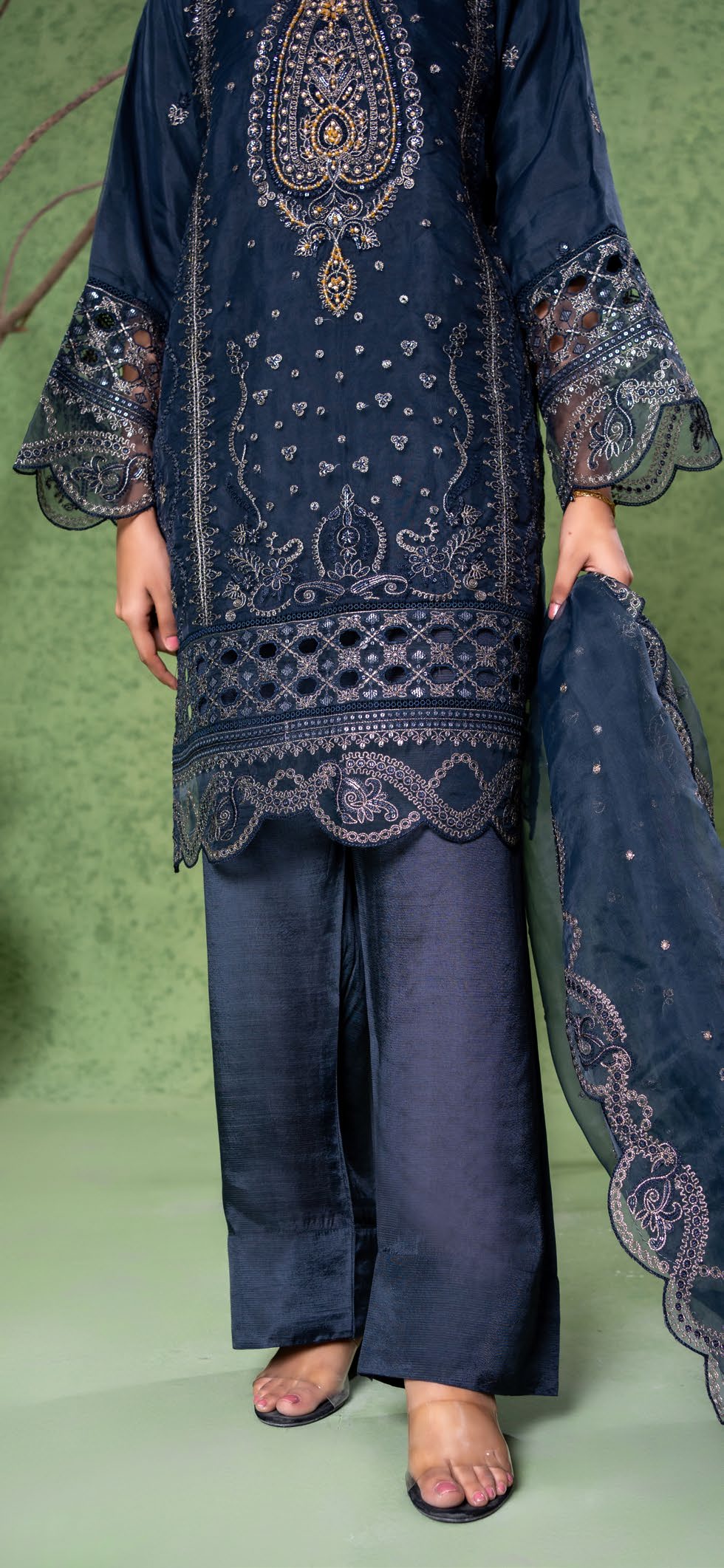 Kahani Festive Pret Organza Formals – D-2