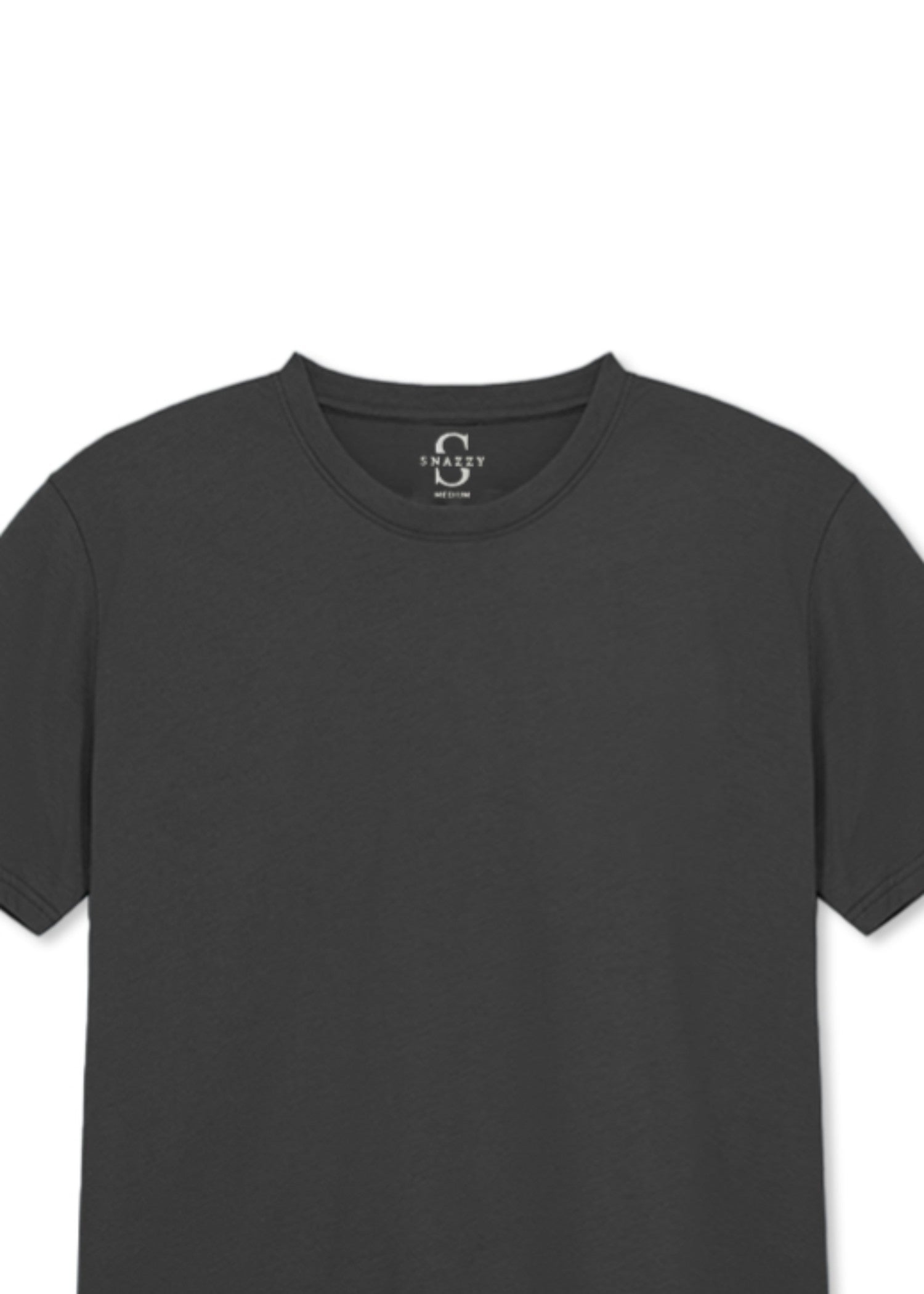 cotton jersey T Shirt in Graphite by Topco.Pk