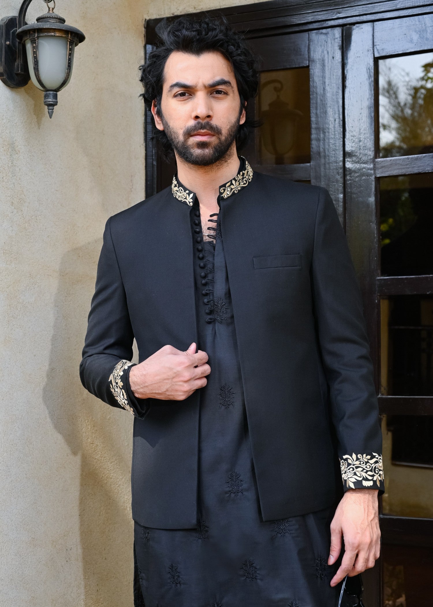 suiting Prince Coat in Black