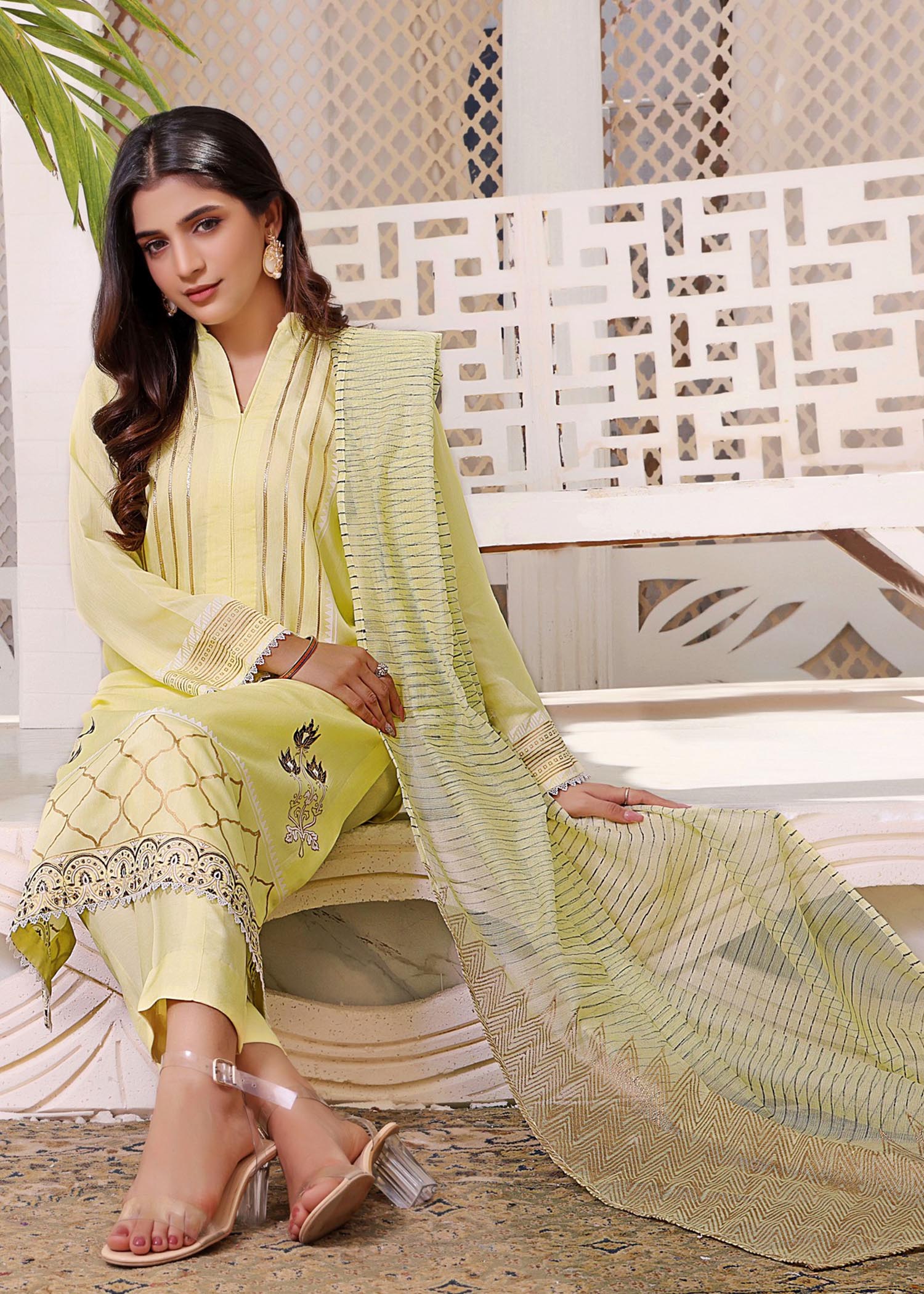 silk Unstitched in Yellow