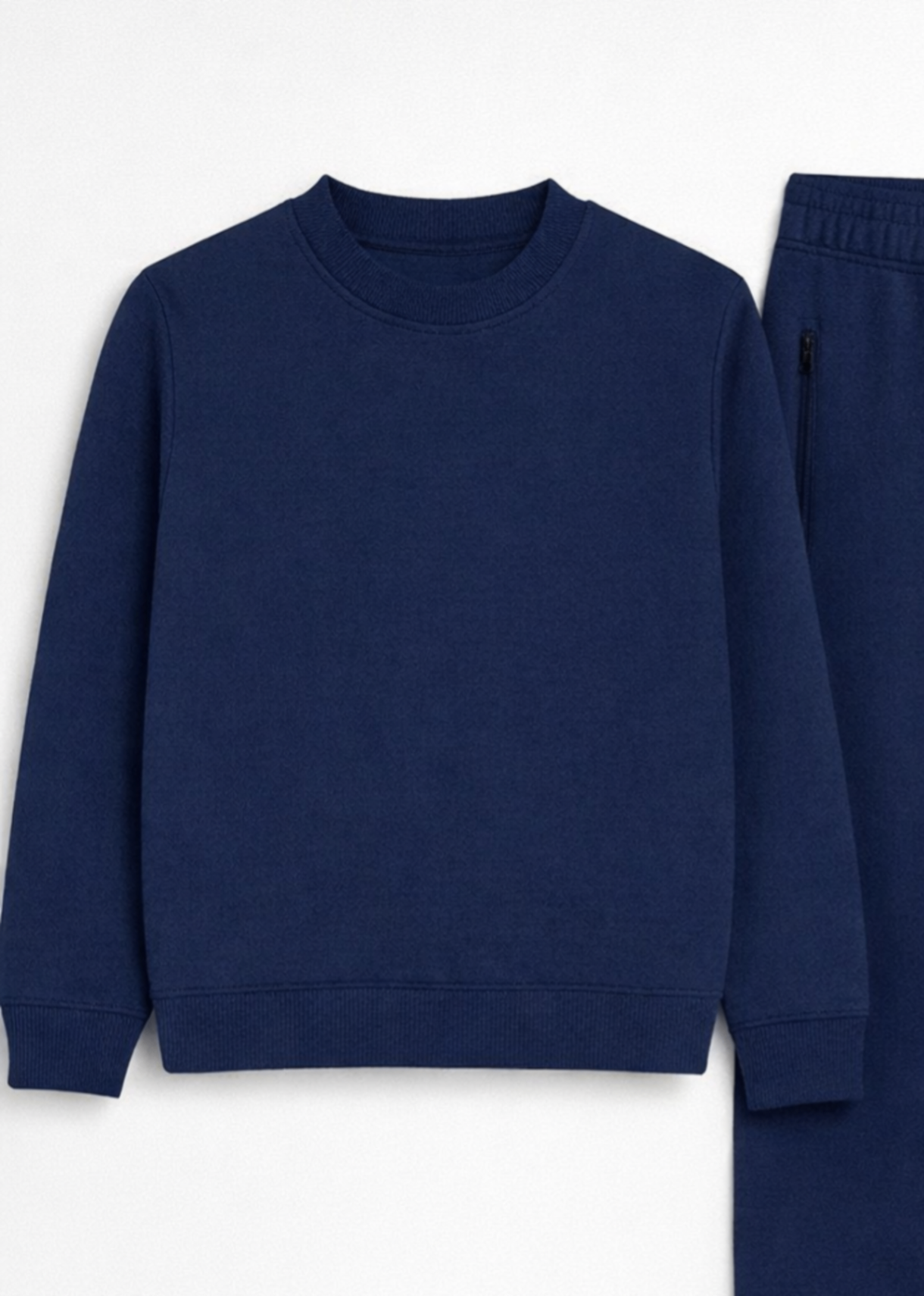 fleece Tracksuit in Steel blue