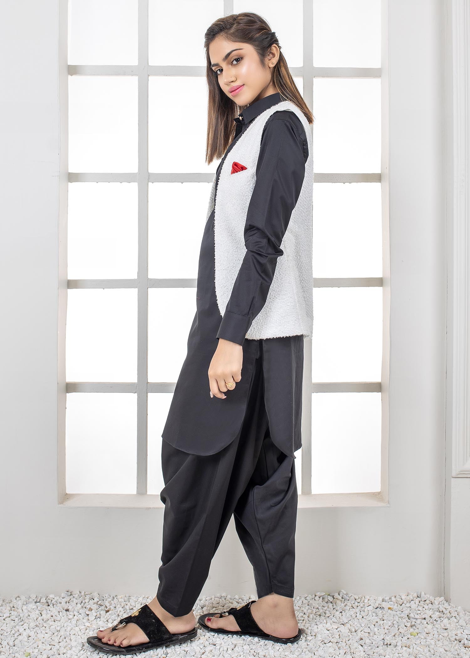 brochea jacquard Jacket in White