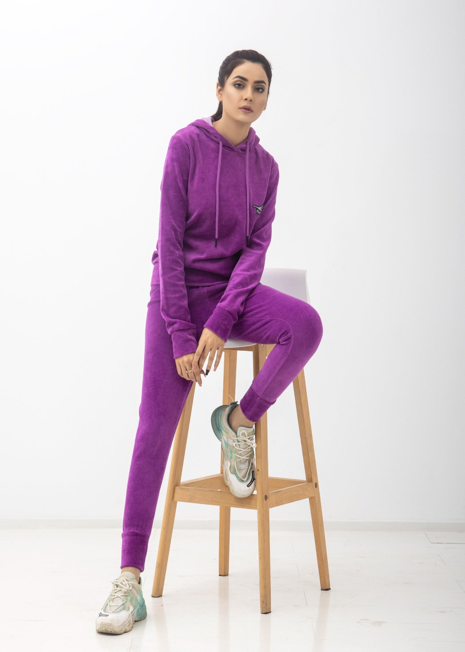 terry Co Ord Sets in Purple