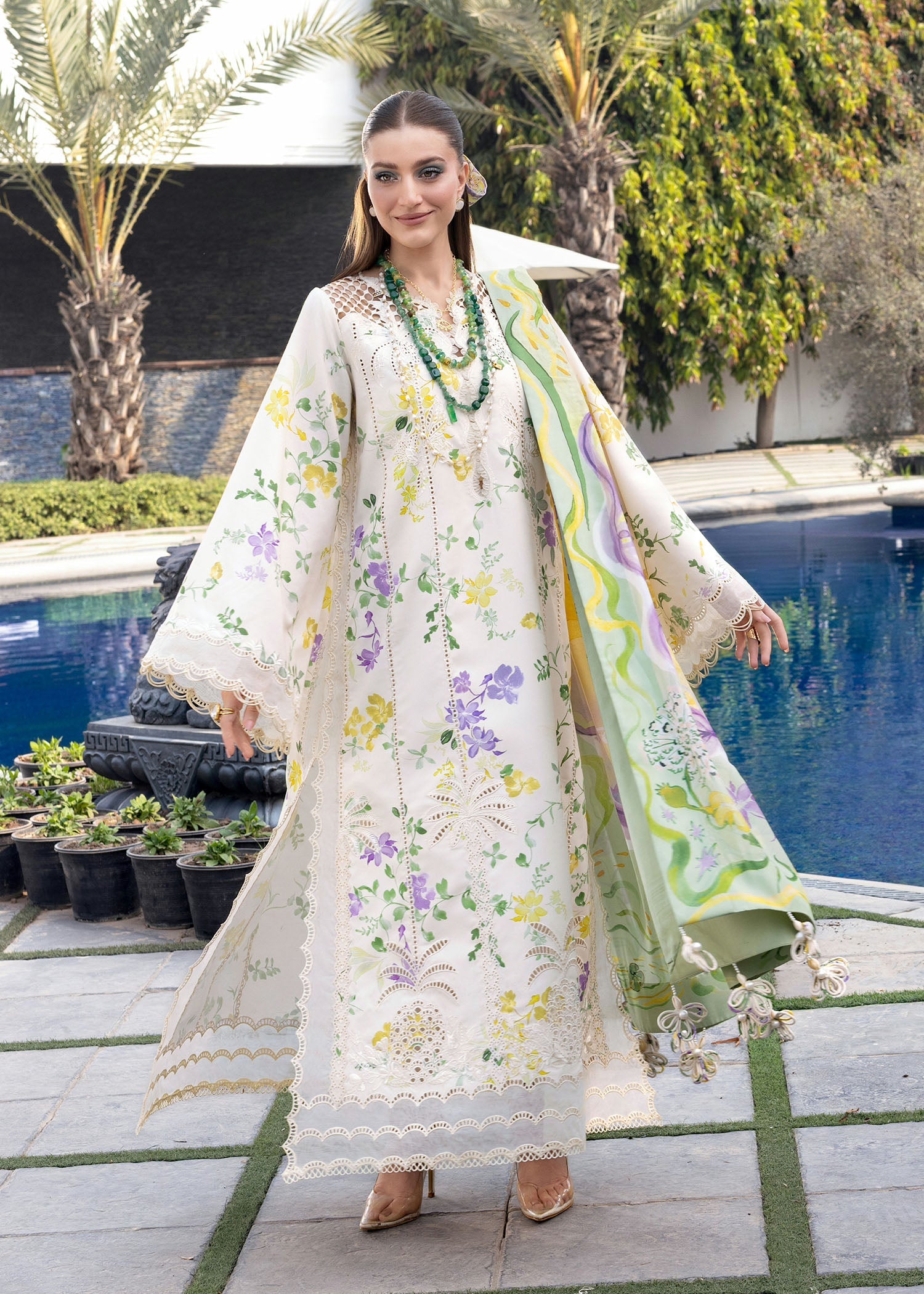 Flow Luxury Lawn – TROPIC TEASE - D4A