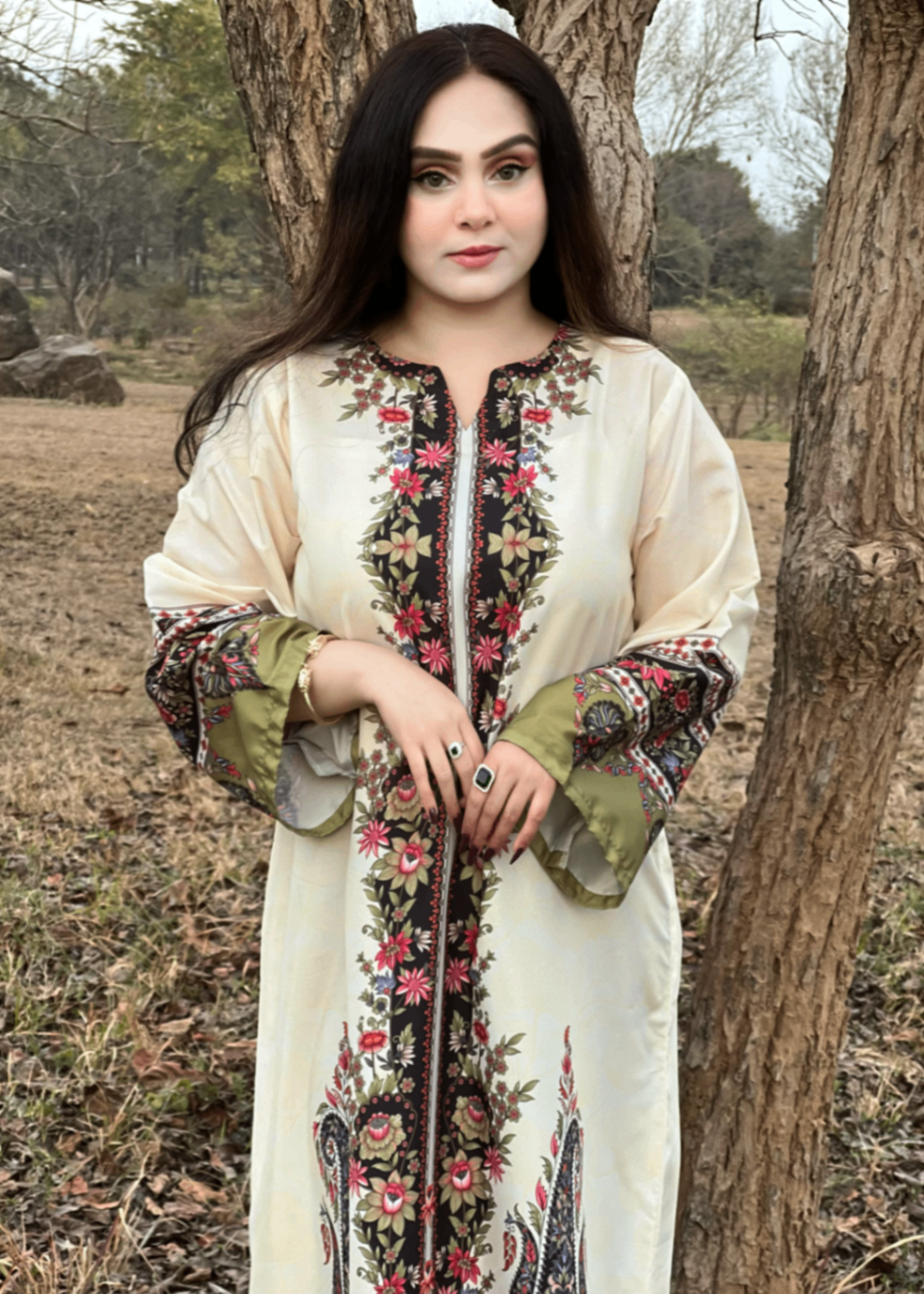 grip Kaftan in Champagne