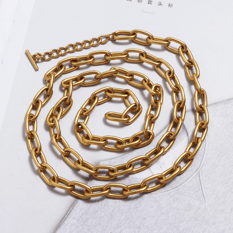 Chain with Shirt Dress and Jeans Accessories