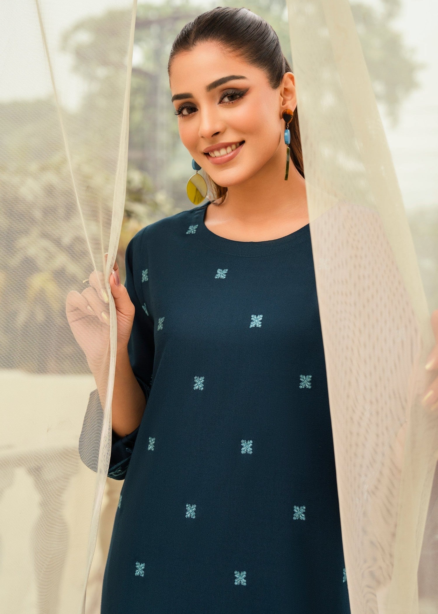 marina Kurta Set in Teal