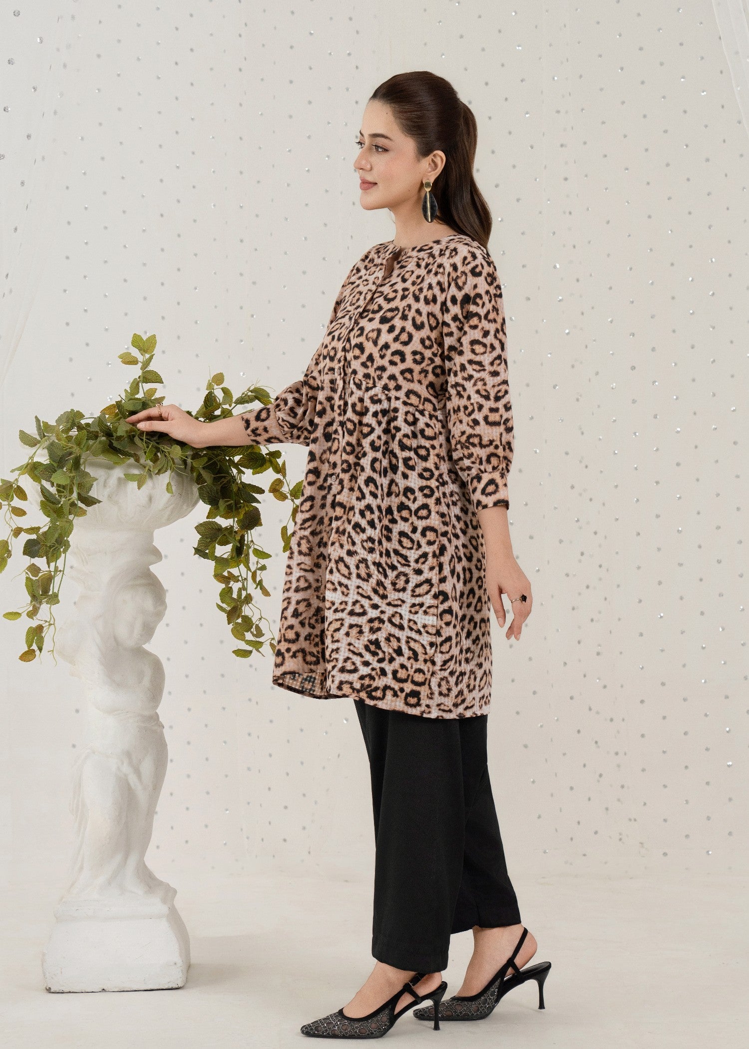 georgette Tunic in Multi