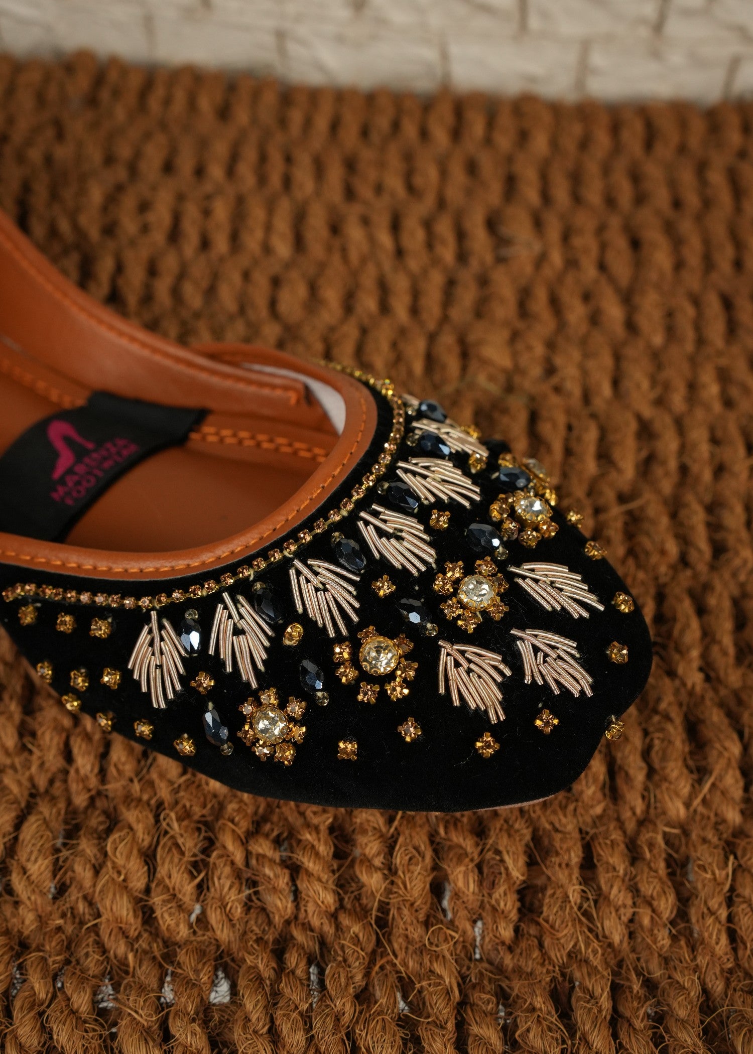 Khussa in Black by - High Quality Women Khussa RFH8459