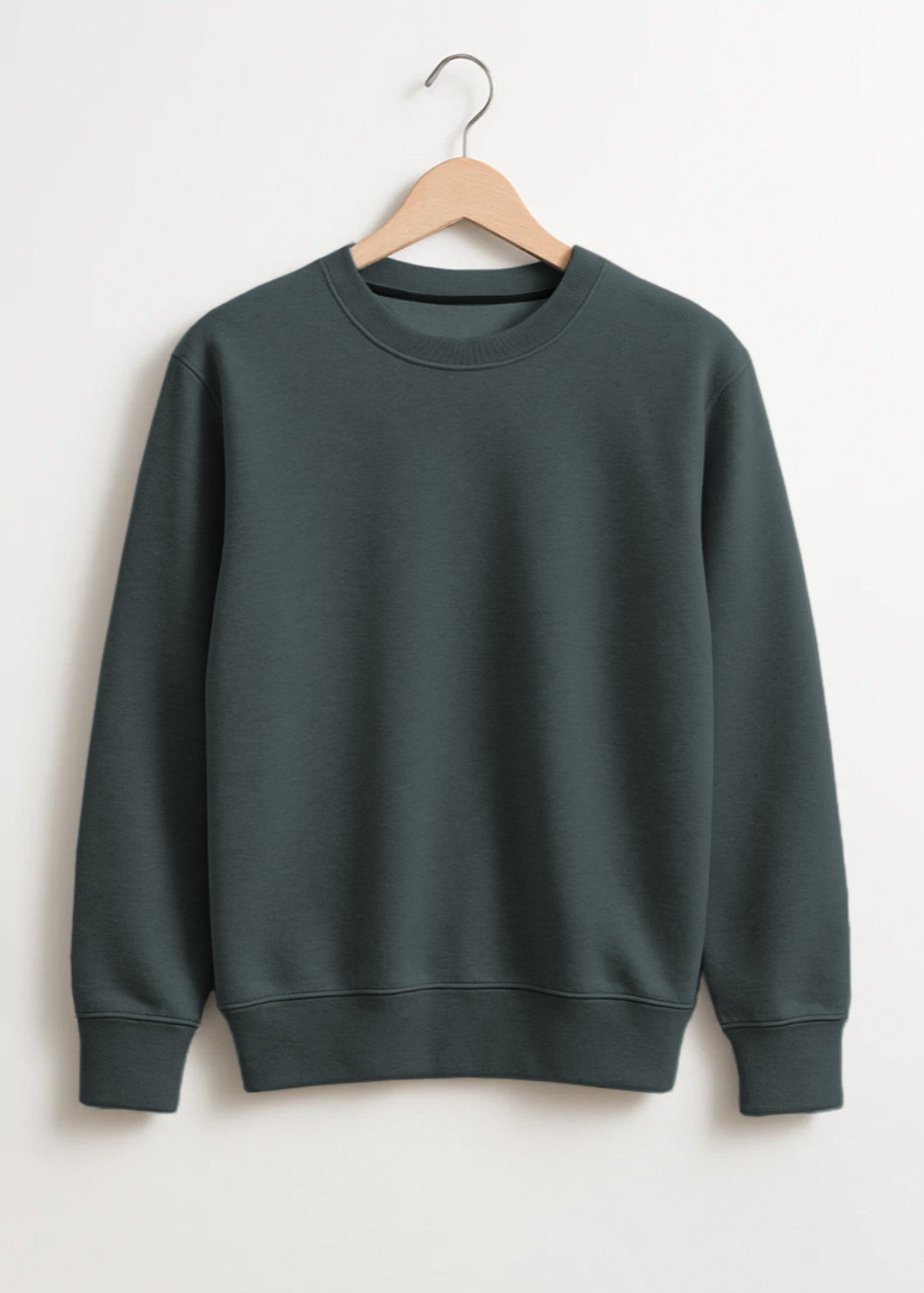 fleece Sweatshirt in Fern green