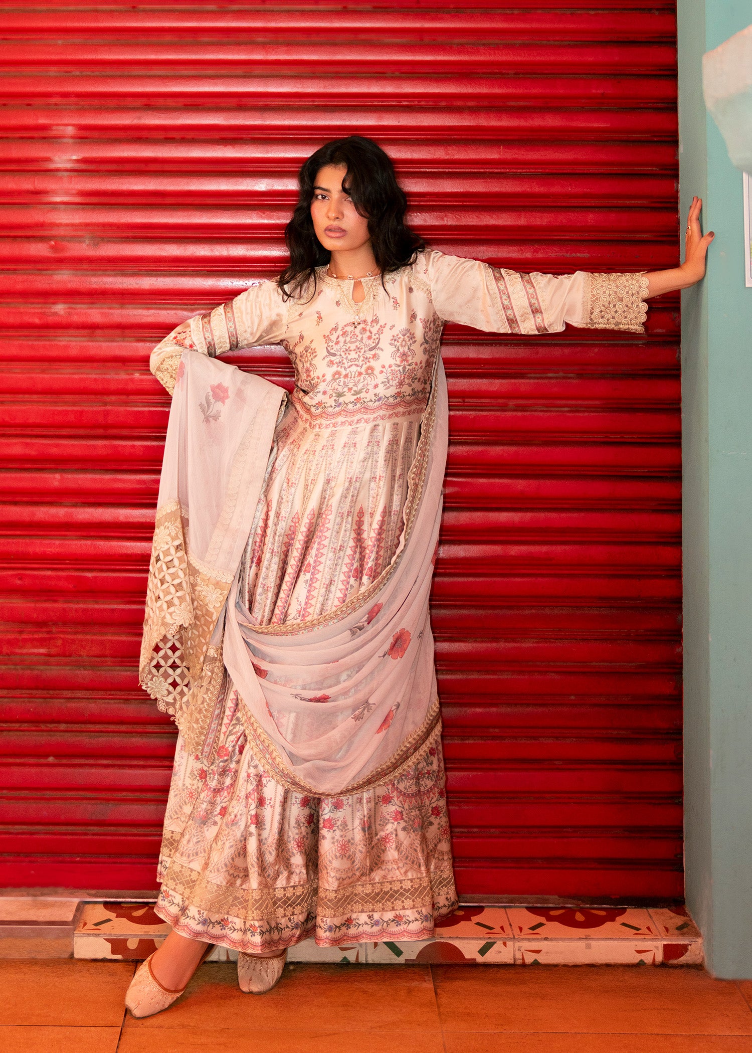 charmuse/shamooz Maxi in Ivory