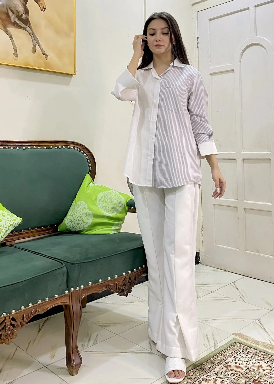 cotton Tunic in Grey