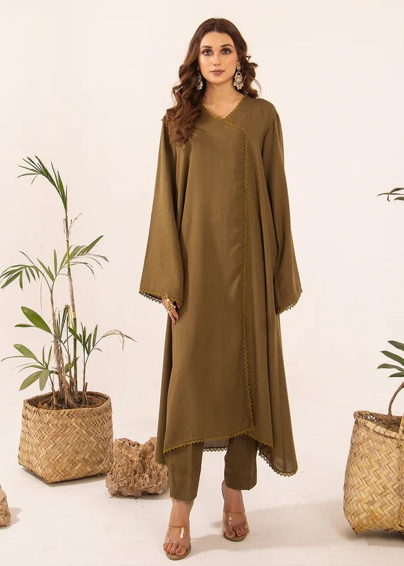 karandi Angrakha in Olive green