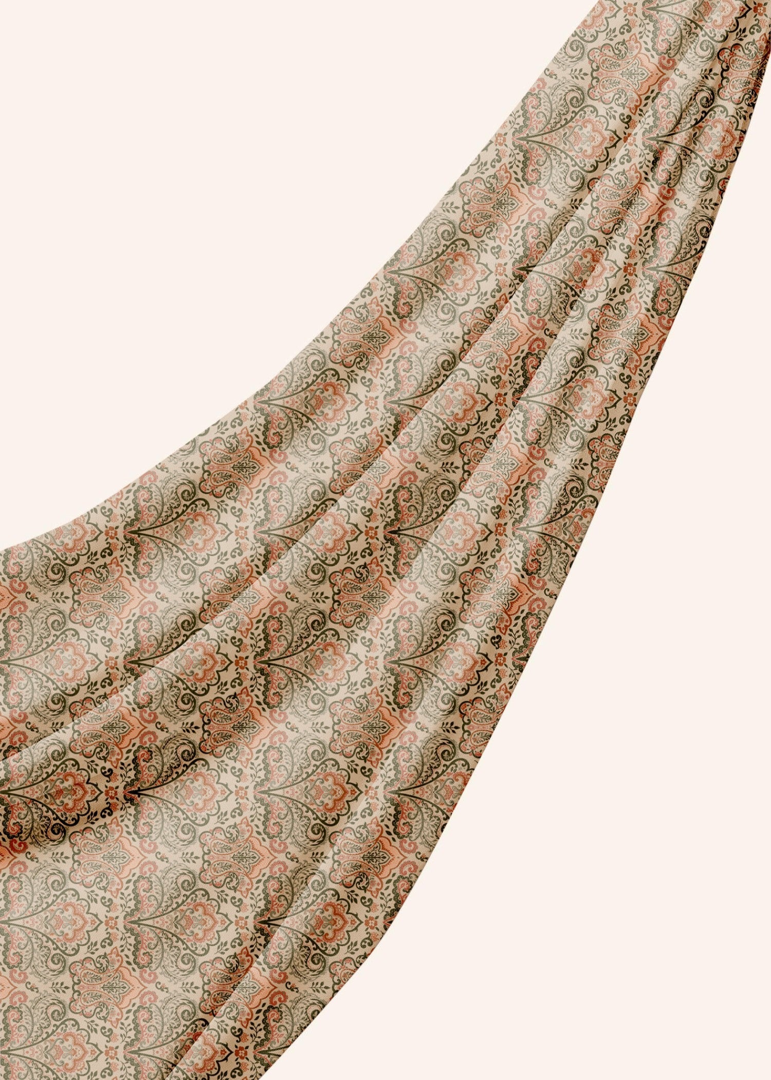 chiffon Hijab in Cream