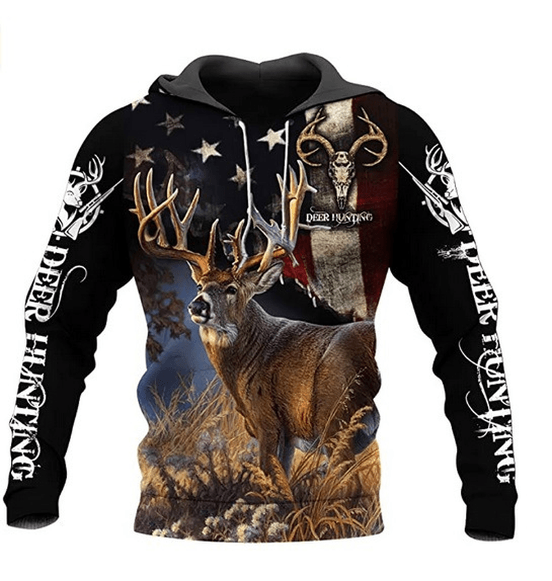 Hoodie Printed Jacket European and American Men'S Sweater Batch