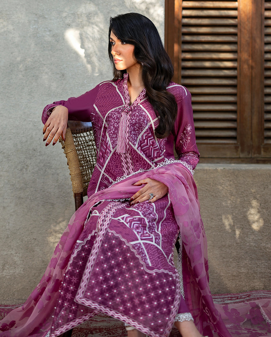 Astoria Festive Luxury Lawn – Rosea